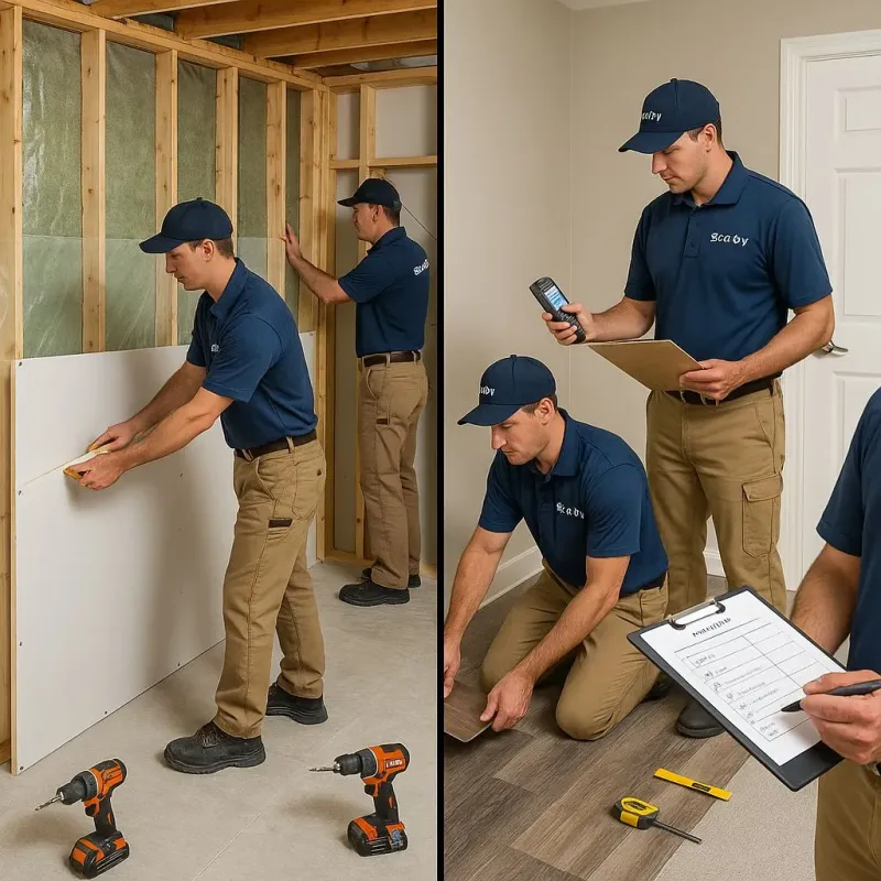 Repairs and Reconstruction process in Clay County, IN